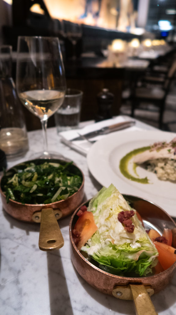 Spring Green and Apple Slaw and Wedge Salad