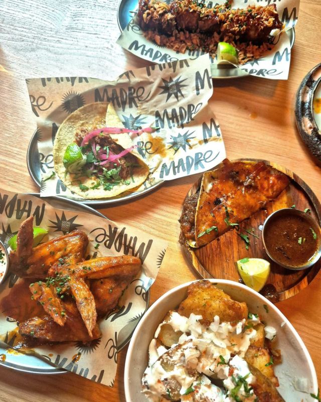 Visited @thisismadre January whilst they had their 50% off tacos. My group ordered a mixture of snacks and tacos and I think my favourite things were from the snack section. 

As an Irish gal, dare I say it, the Papas Con Creama (crispy potatoes) were my favourite. They were like very good roast potatoes. Wings were ok. Pork belly bites were pretty good.

Birria fell a little flat with my group (I don't eat beef). The Cochinta Pibil (pulled pork shoulder) was overly saucy that the integrity of the taco fell apart. The Pollo was the best of the three.

Snacks were £7.50-8.50 per plate and discounted tacos were £5-£6. 6 things were ordered across 3 people. Portion sizes on the small side for big eaters, but perfect if you eat modestly. 

#ManchesterFood #ManchesterFoodie #FoodInManchester #FoodSpread #MexicanFood #MCRFood #MCRFoodie #ManchesterGayVillage